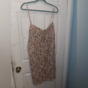 Floral Spaghetti Strap Dress